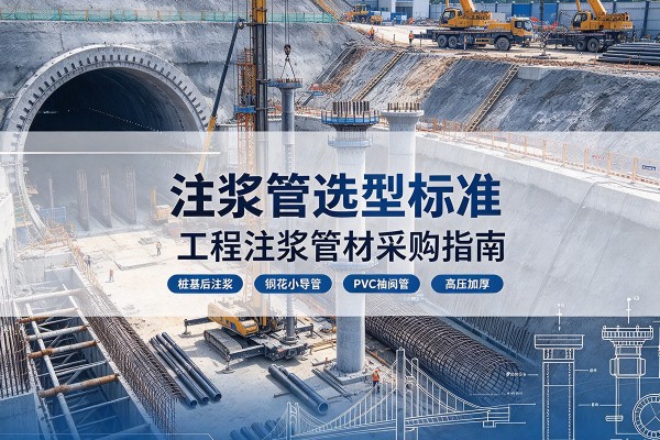 李沧注浆管选型标准